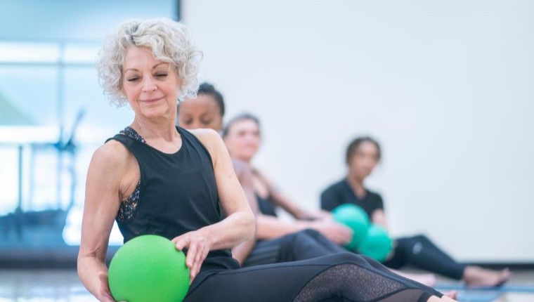 pilates øvede